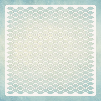 Трафарет "Сетка рабица", 27х27см