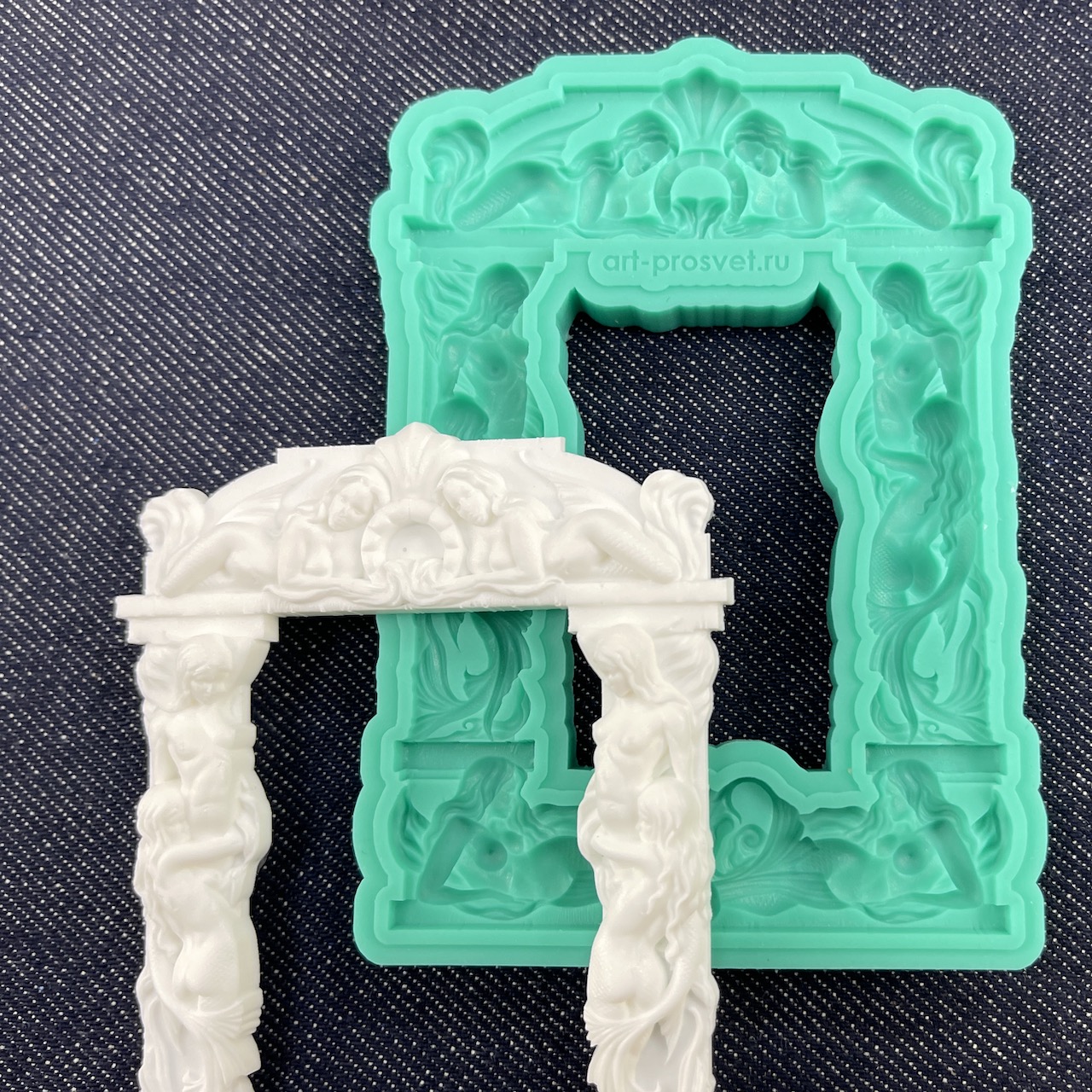 Молд рамка "Русалки" (L)