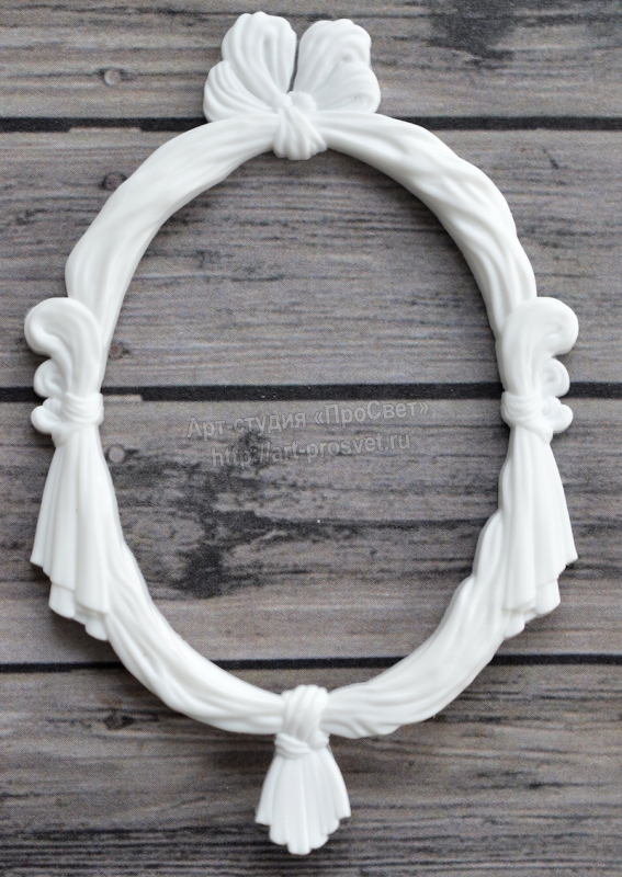 Молд "Рамка с бантами"