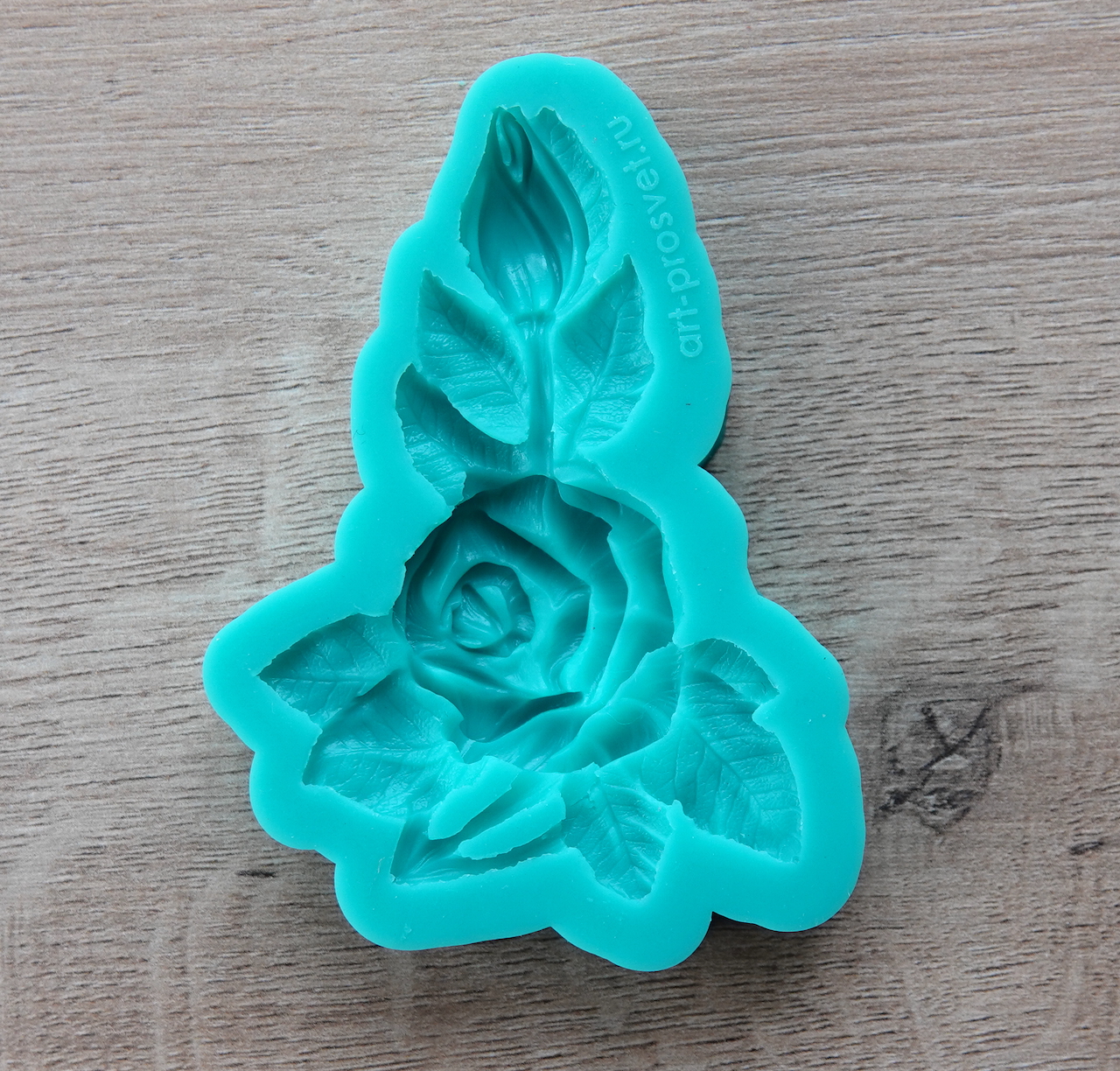 Молд "Роза с бутоном 3" (M)