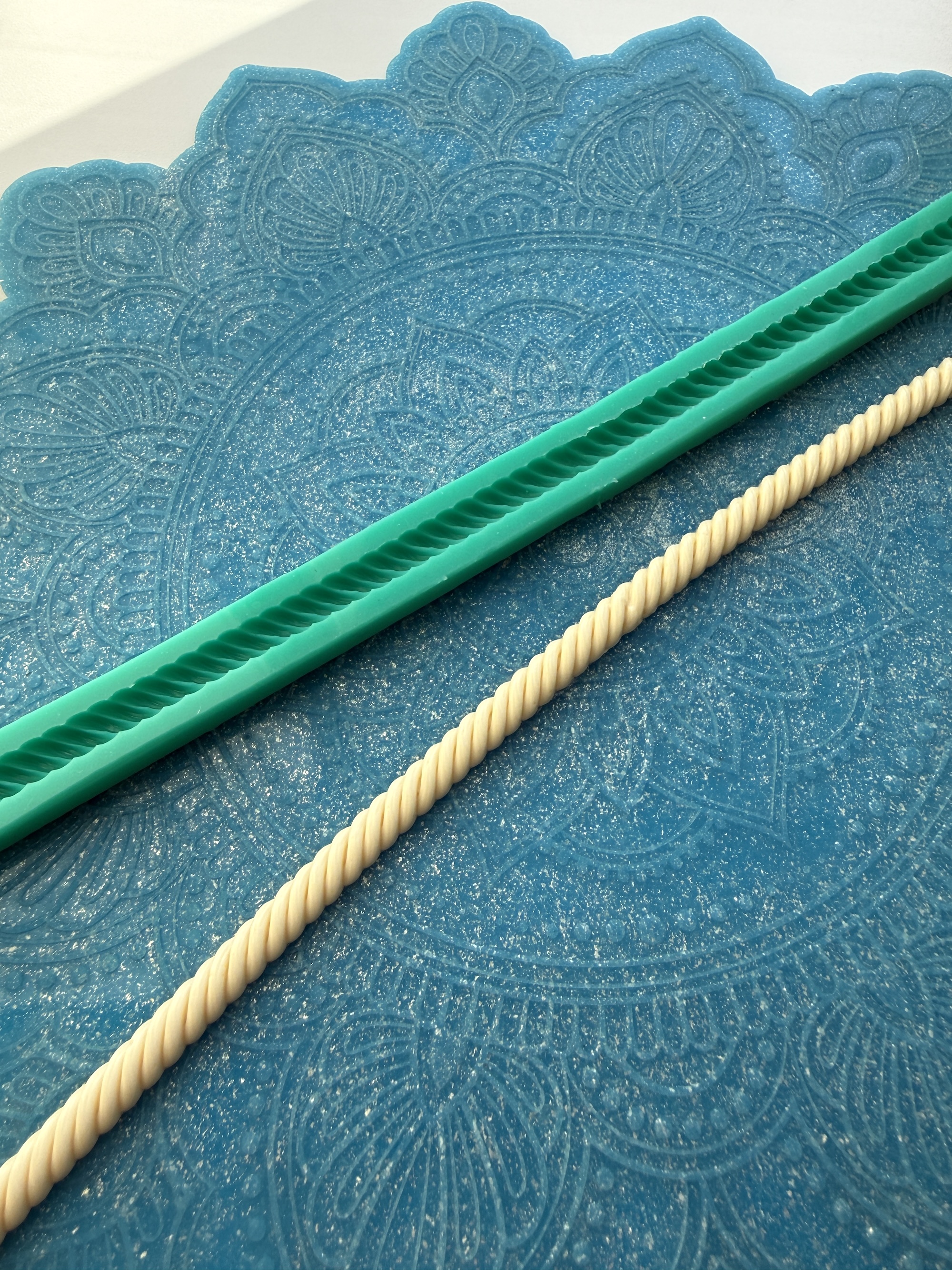 Молд бордюр "Веревка" (XXL)