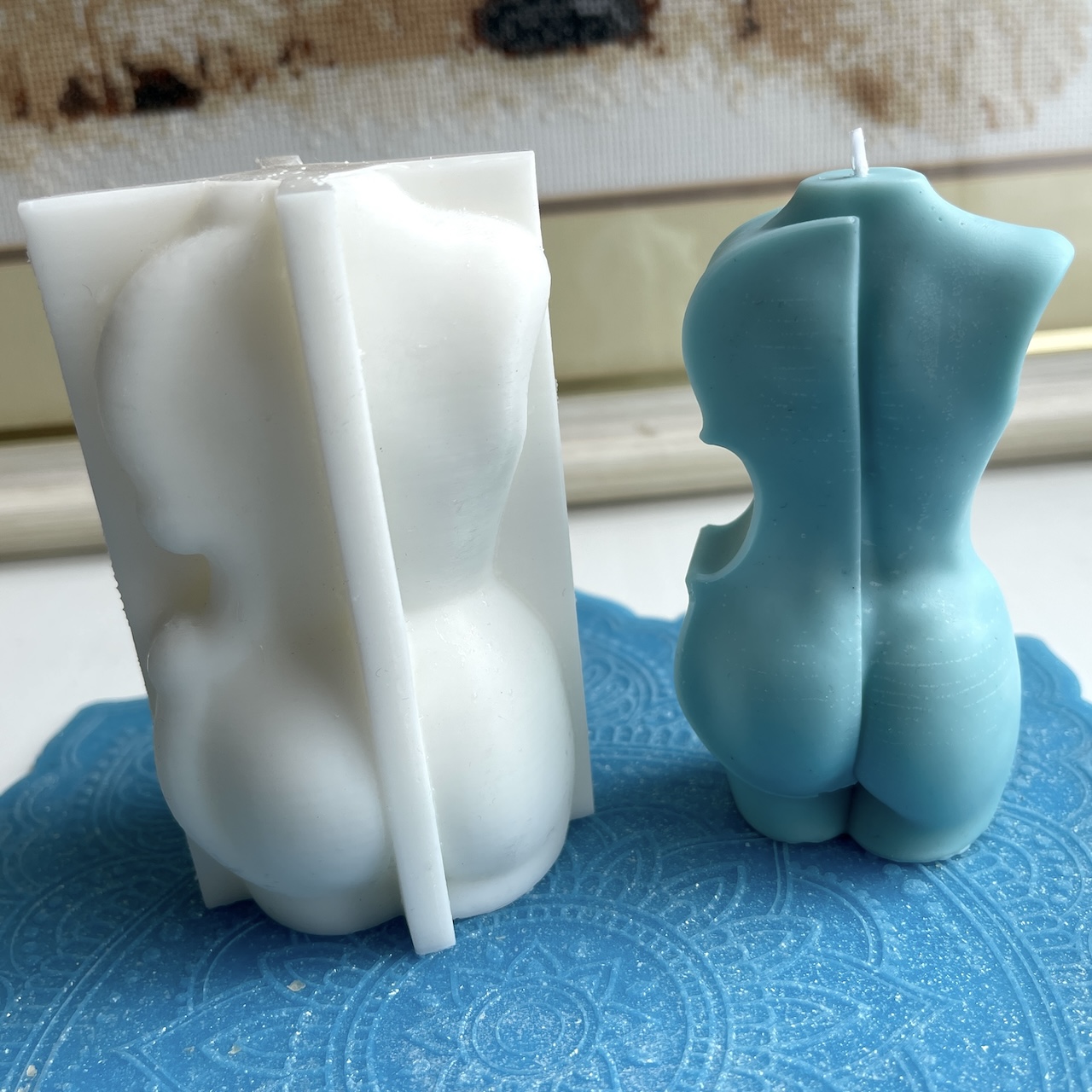 3D-молд "Женщина-скрипка" (L)