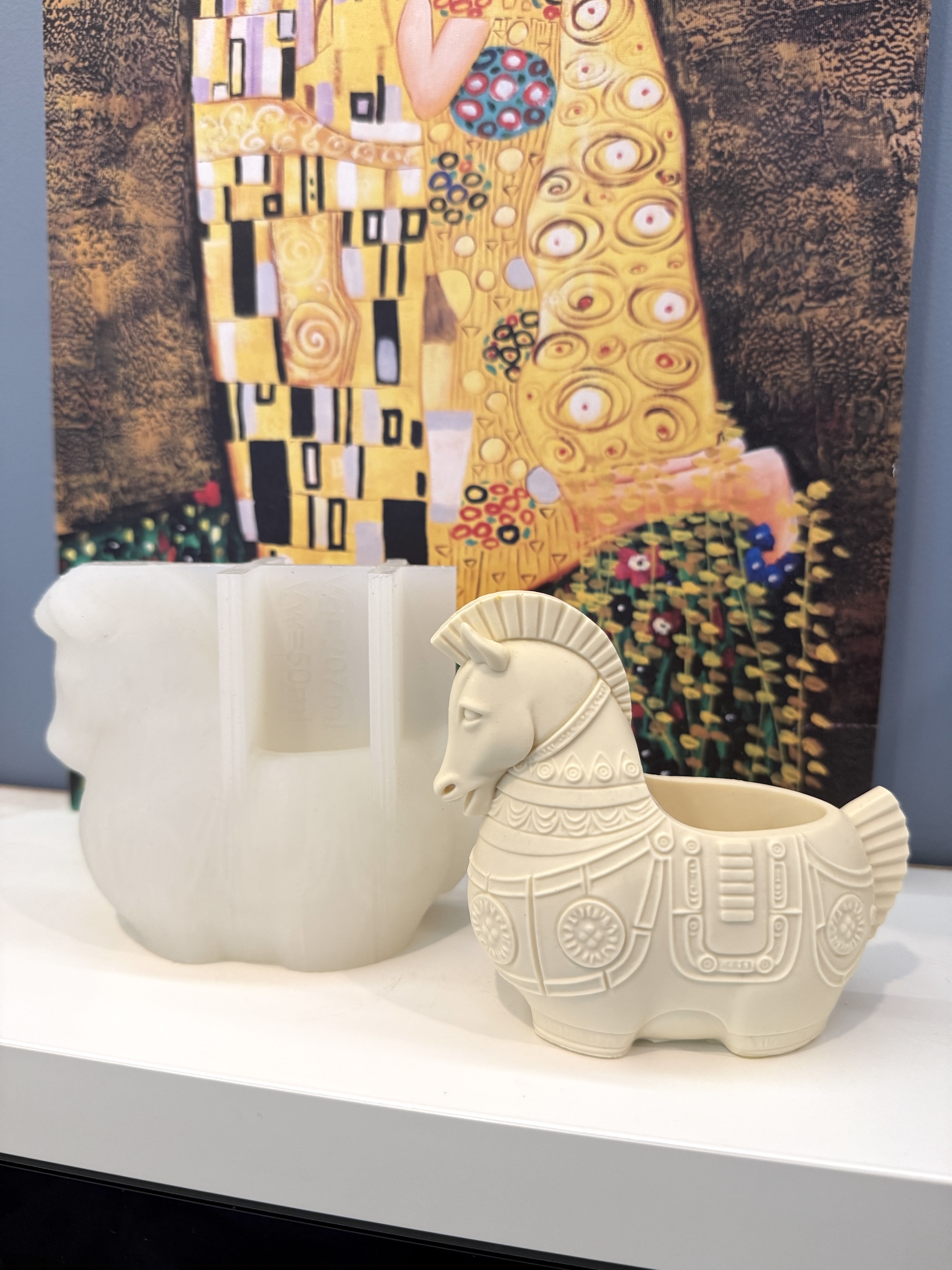 3D-молд "Кашпо-чарка Лошадка 1" (L)