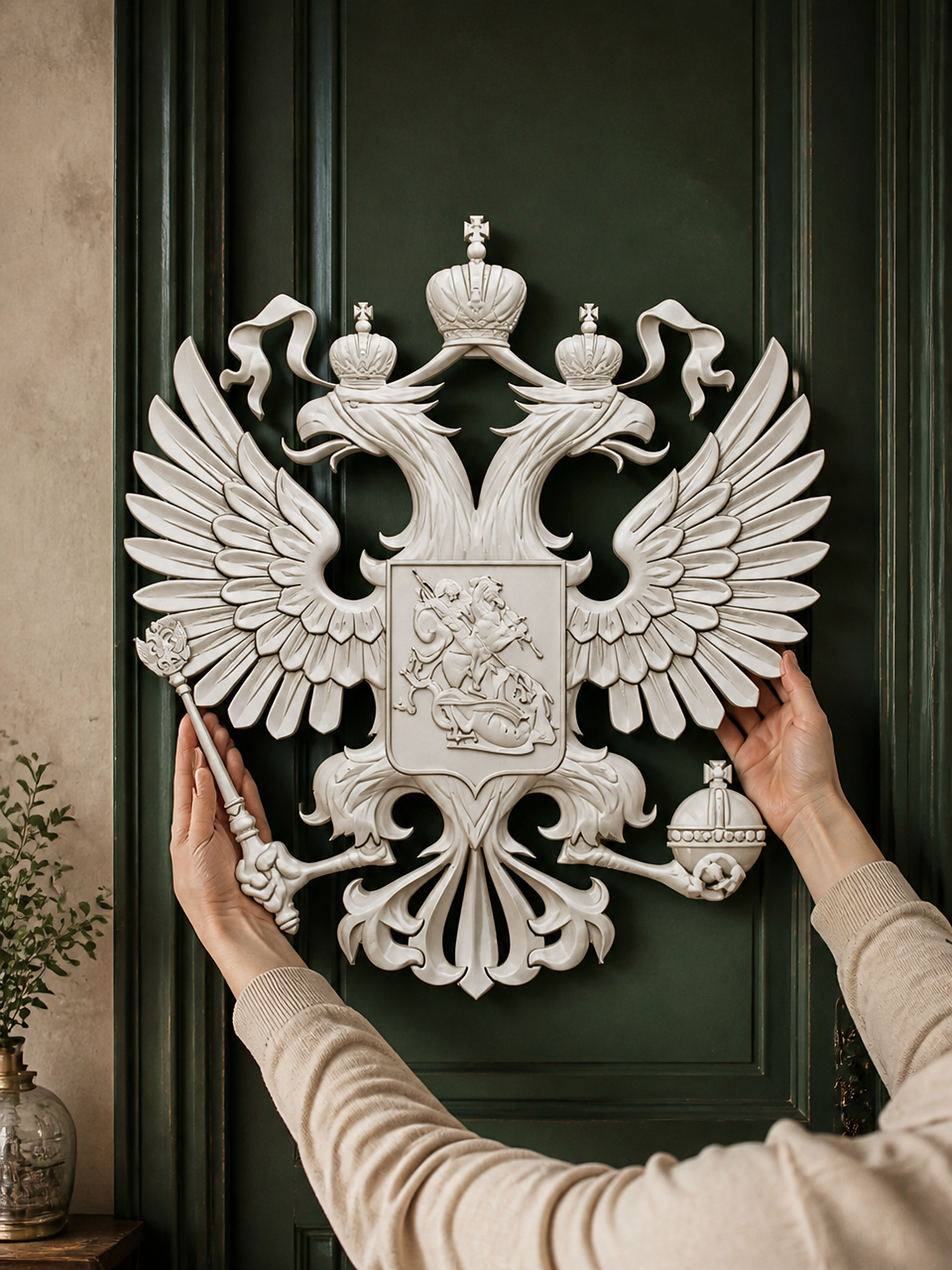Силиконовая форма Герб России XXXL 40×44 см — Арт-Просвет