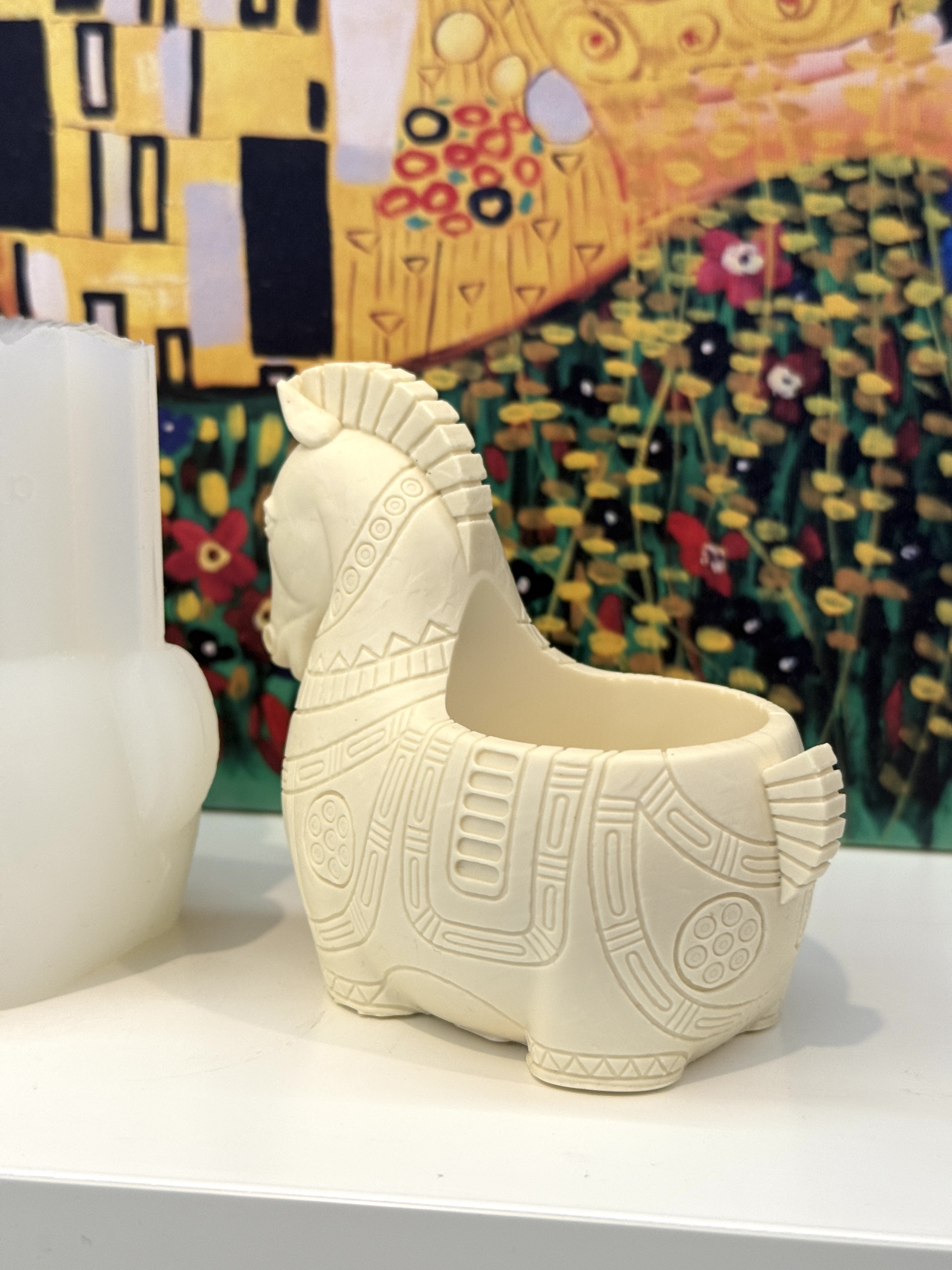 3D-молд "Кашпо-чарка Лошадка 2" (L)