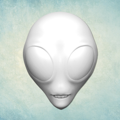 Молд "Голова пришельца" (S)