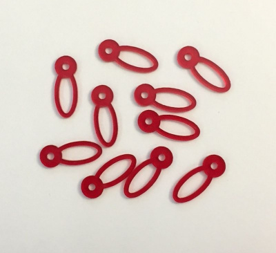 Анкер акриловый #9, красный, 10шт