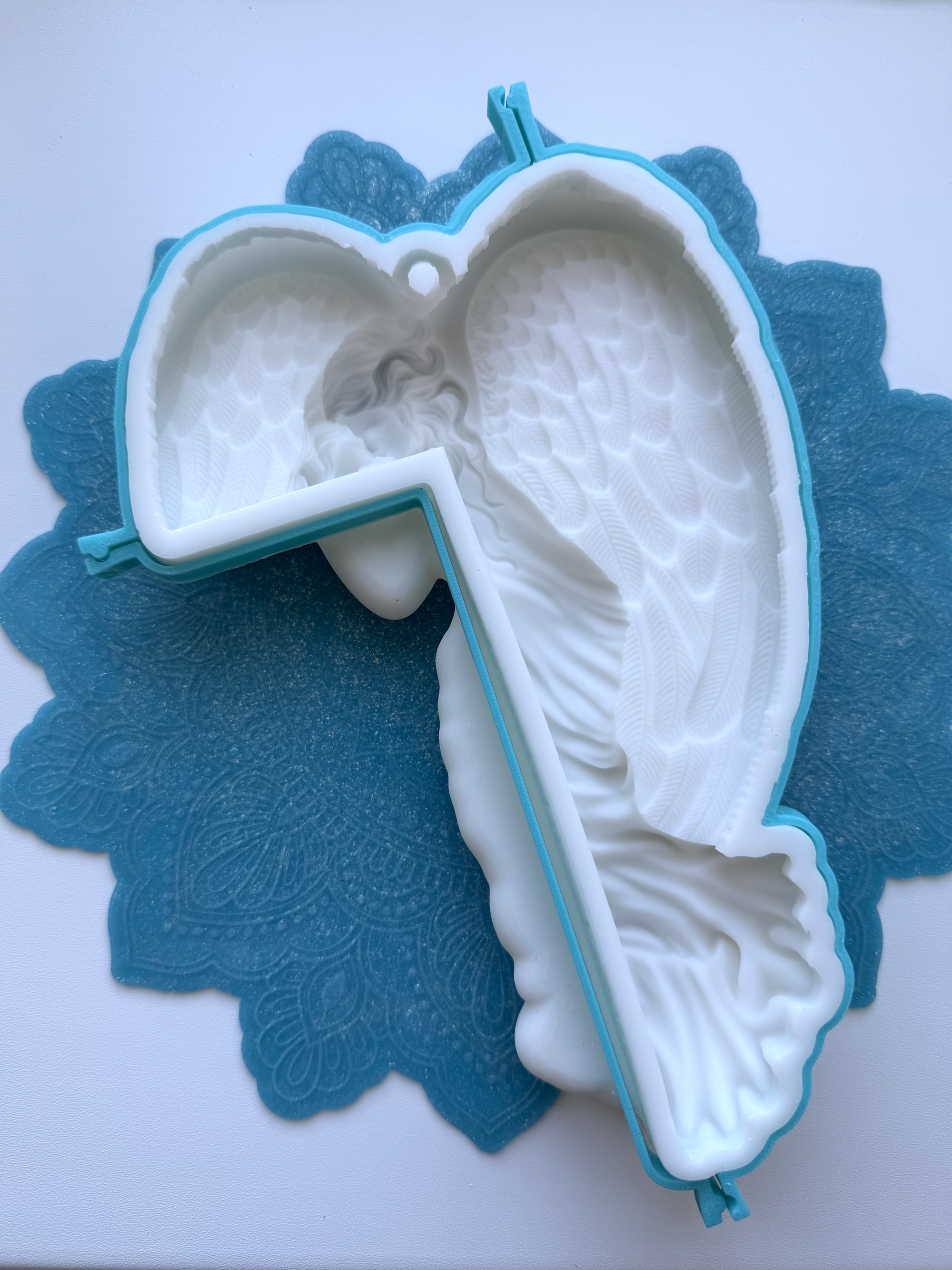 3D-молд "Ангел-хранитель на дверь" левый (XXL)