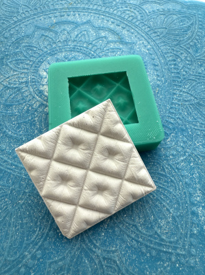 Молд крышка для "Стёганое кашпо куб" (S)