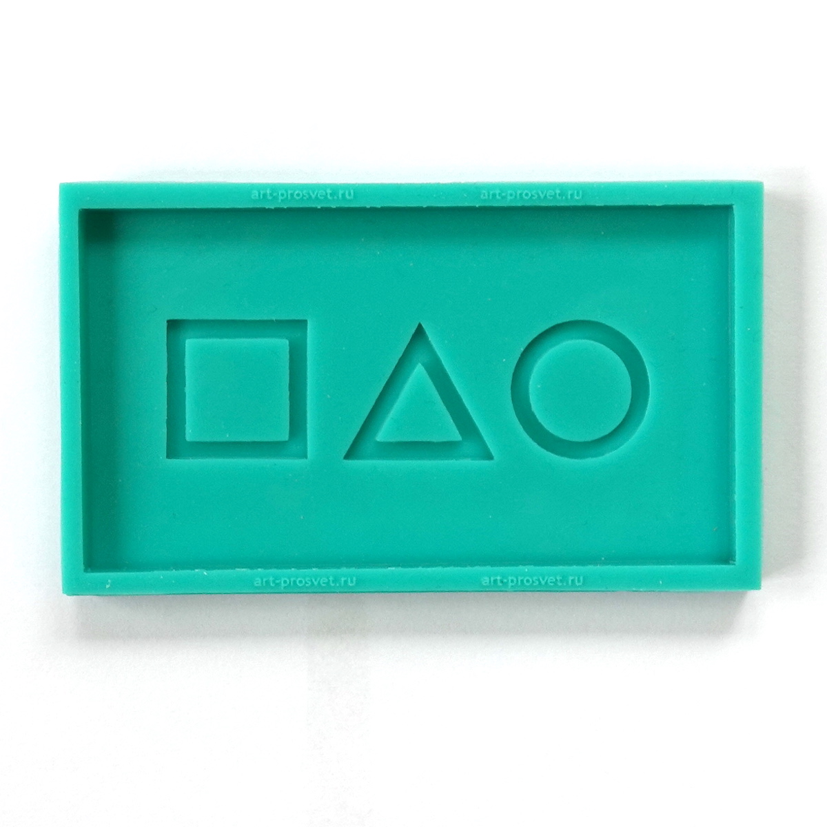 Молд для эпоксидной смолы "Визитка" по мотивам Игры в кальмара (L)