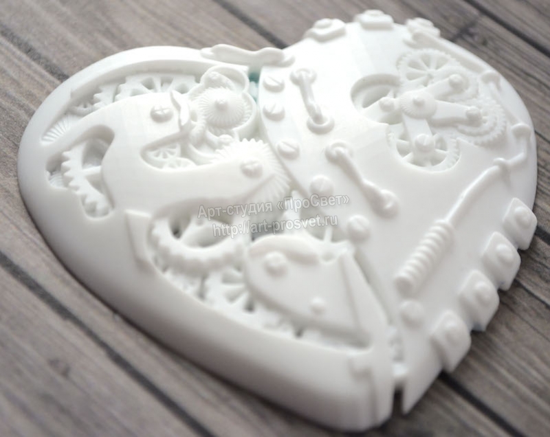 Молд "Механическое сердце"