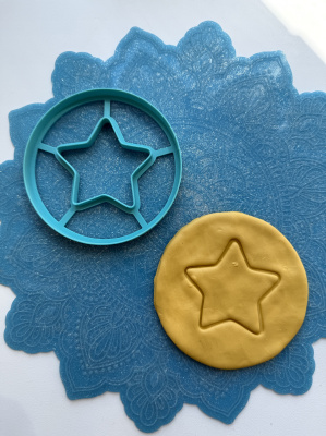 Форма-нож для теста, мастики, глины, по мотивам Игры в кальмара "Звезда"