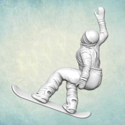 Молд "Сноубордист" (S)