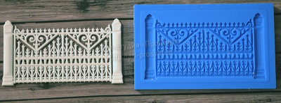 Молд "Забор для ажурных ворот"