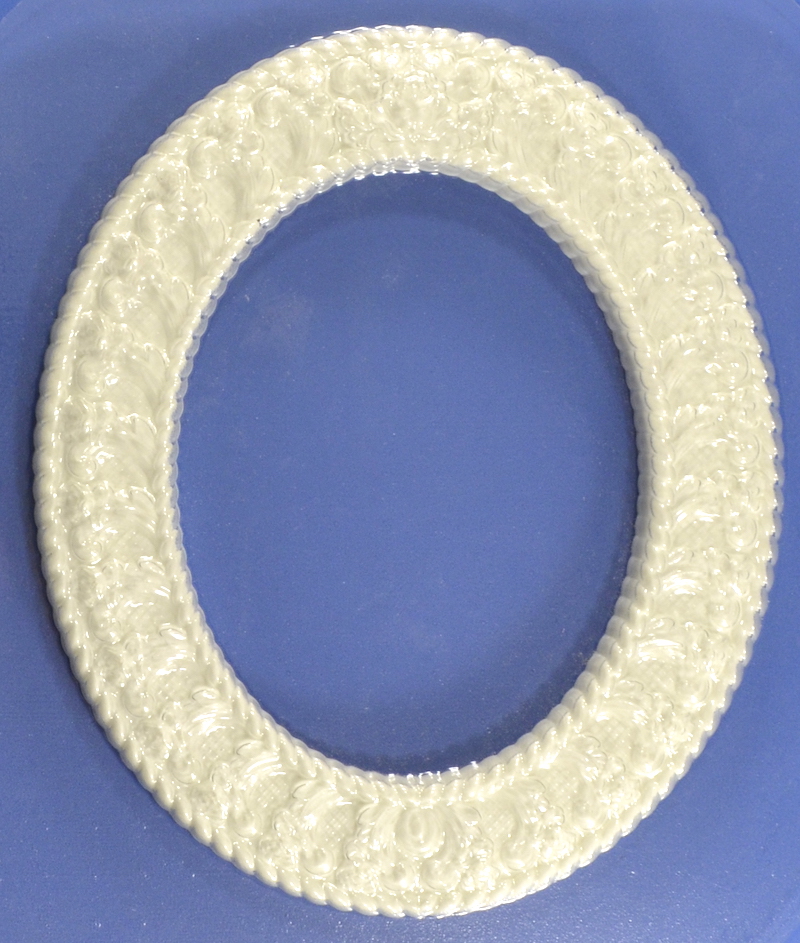 Пластиковая форма "Овальная рамка"