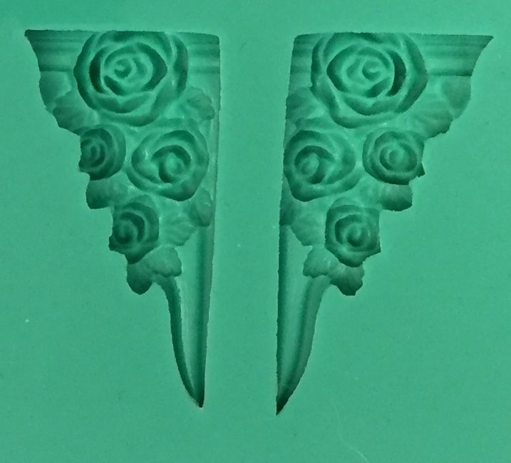 Молд набор "Розовые уголки" большие