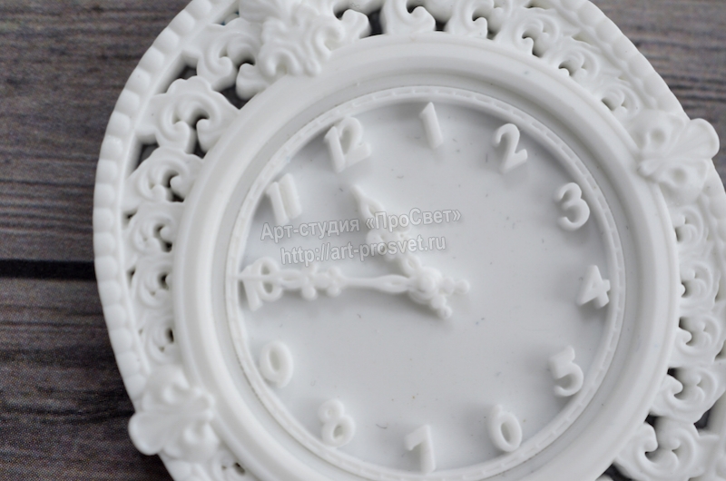 Молд "Часы овальные"