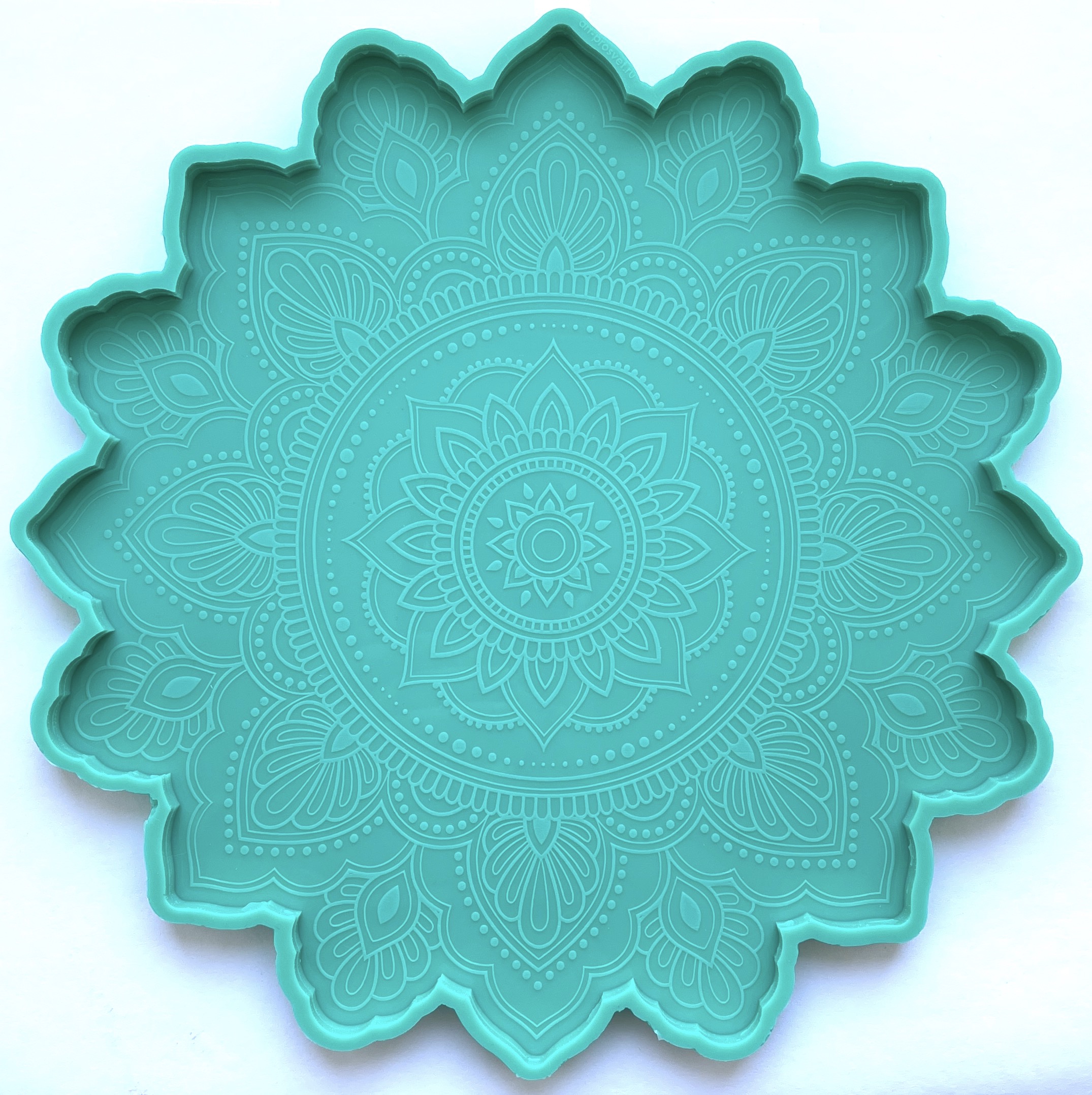 Силиконовая формы для эпоксидный смолы "Мандала 1" (XXL)