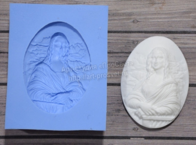 Молд камеи "Мона Лиза"