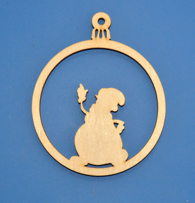 Деревянная заготовка "Ёлочная игрушка"