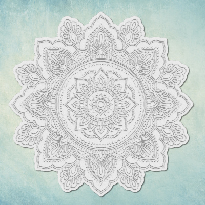 Молд текстурный коврик "Мандала" (XXL)
