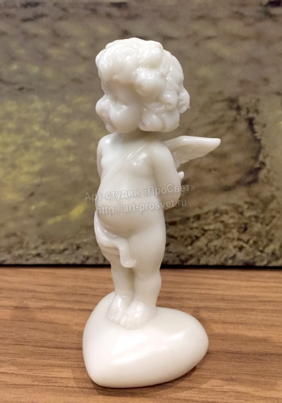 Статуэтка "Ангел на сердце 3", искусственный мрамор