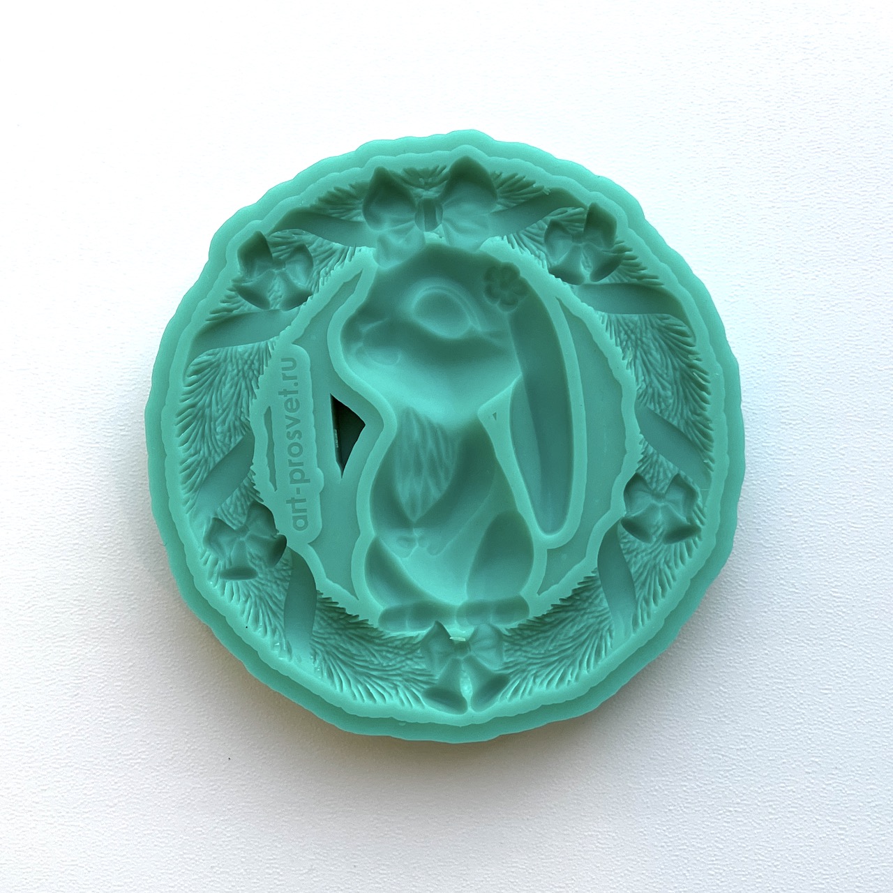 Молд "Венок с зайкой" (M)