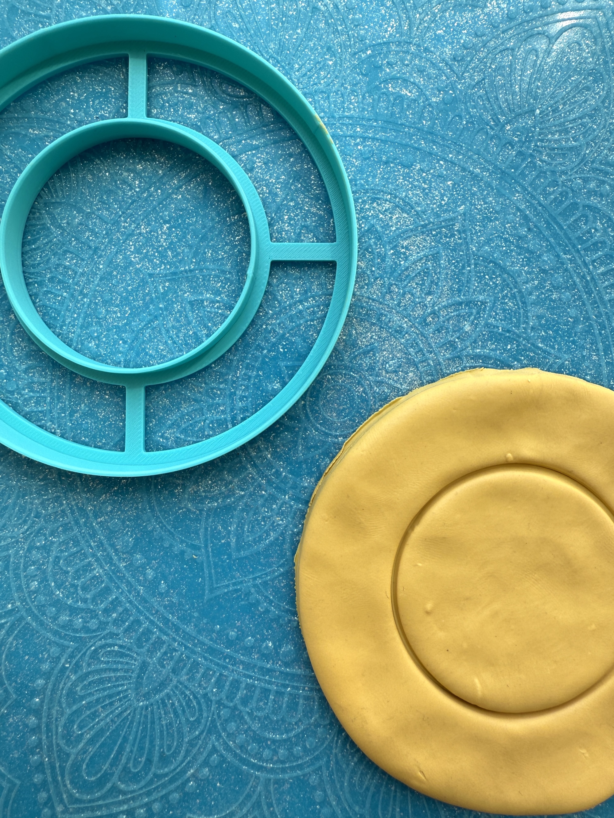 Форма-нож для теста, мастики, глины, по мотивам Игры в кальмара "Круг"