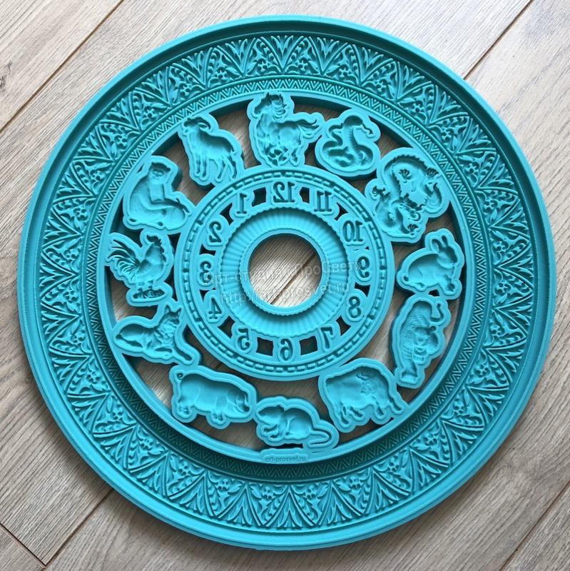 Молд заготовка для часов "Зодиак" (XXL)