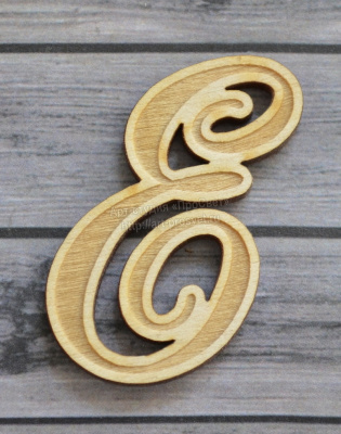 Буква для монограмм "E"