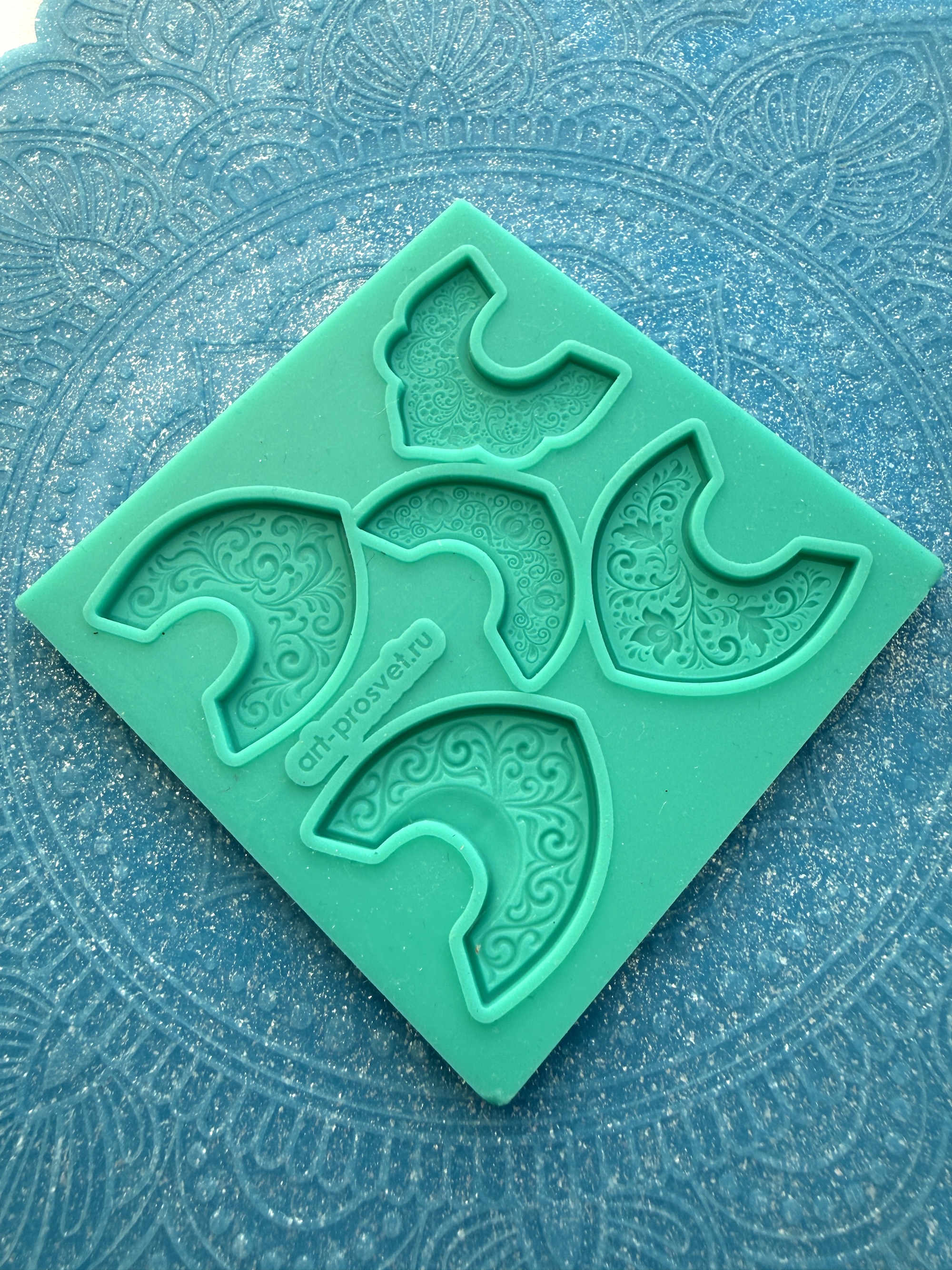 Молд "Набор традиционных русских кокошников" (XS)