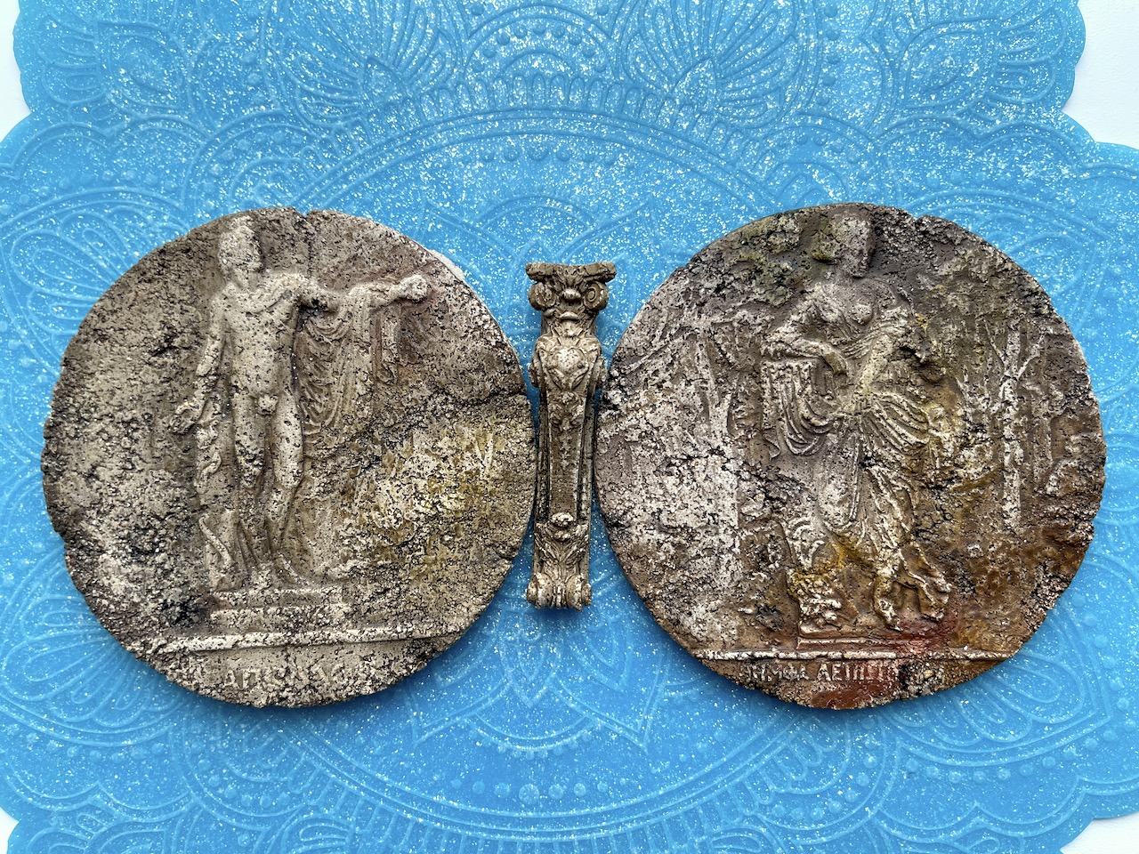 Мастер-класс по искусственному состариванию изделий из гипса.