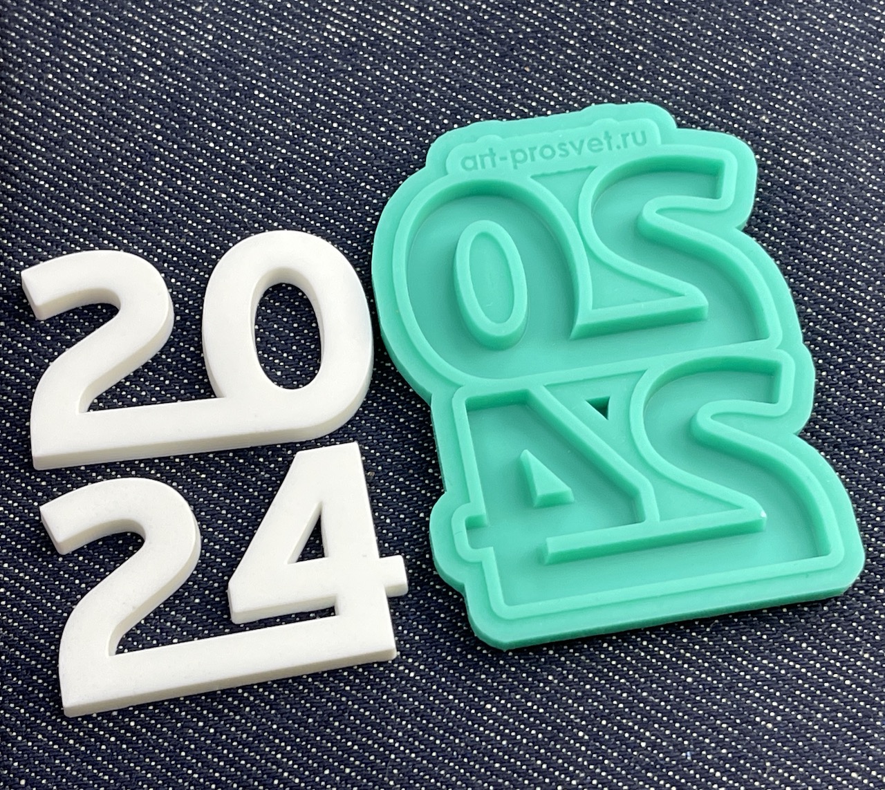 Молд надпись "2024" (S)