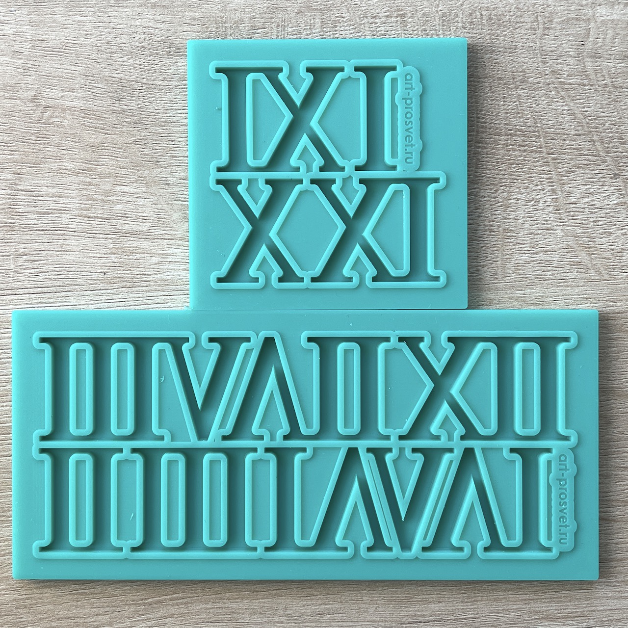 Молд "Цифры для циферблата, римские" (XS)