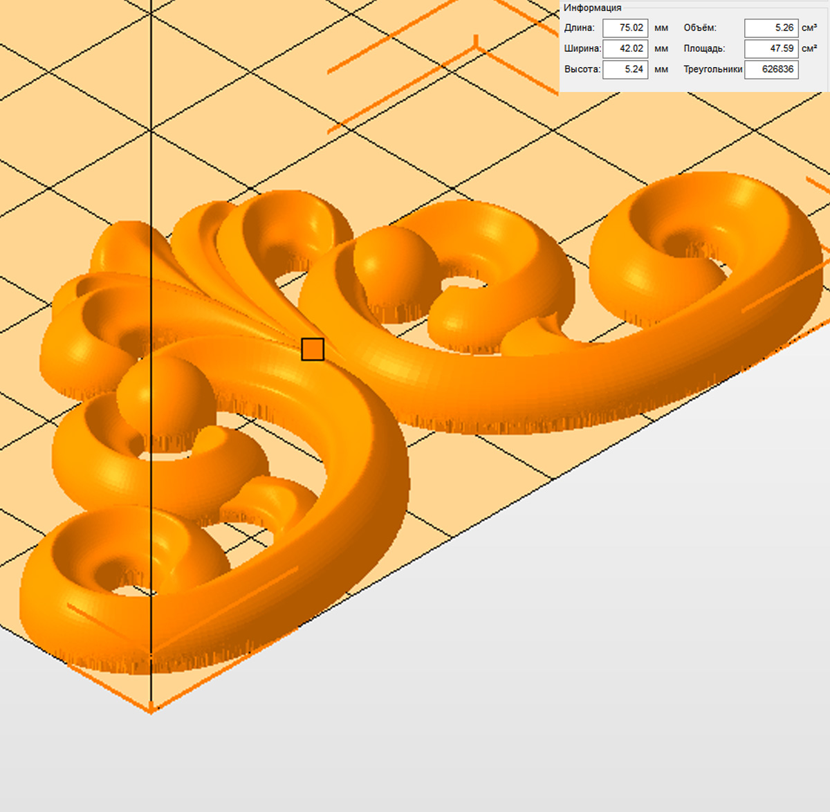 Молд "Декоративный элемент" (М)