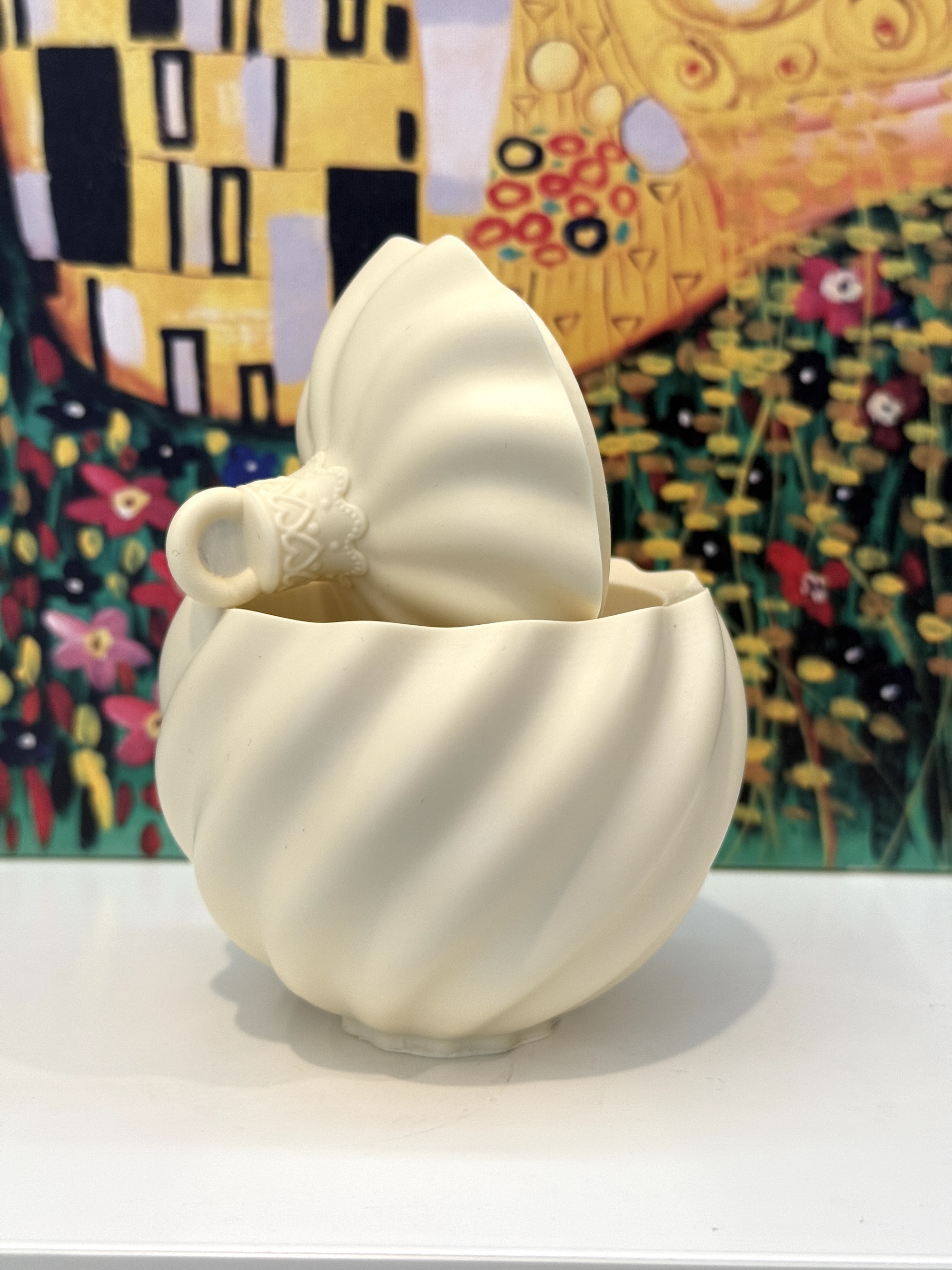 3D-молд контейнер для свечи, шкатулка "Ёлочный шар 2.0" (L)