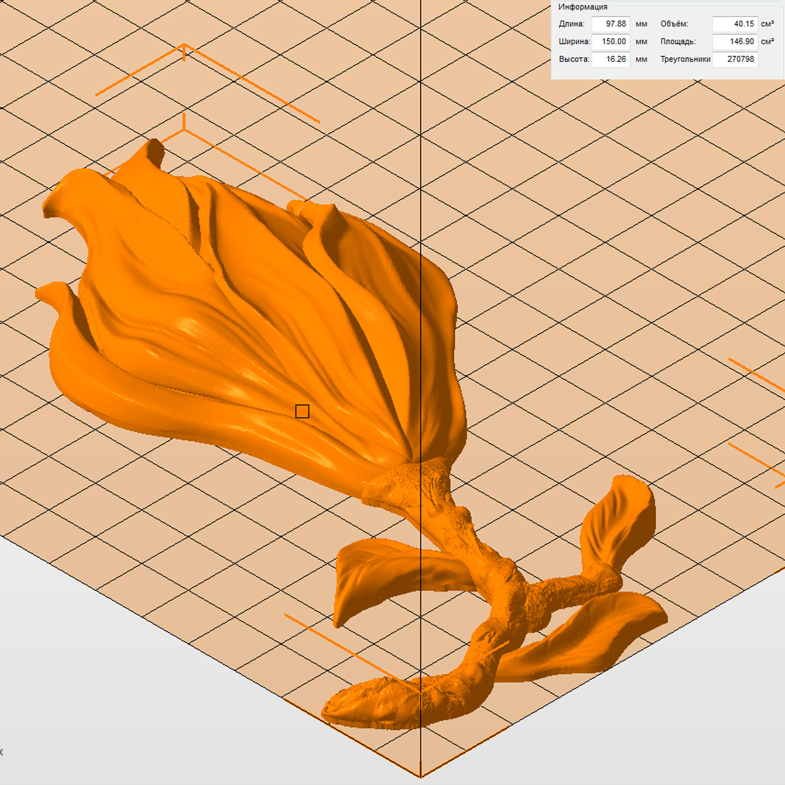 Молд "Цветок Магнолии 3" (L)