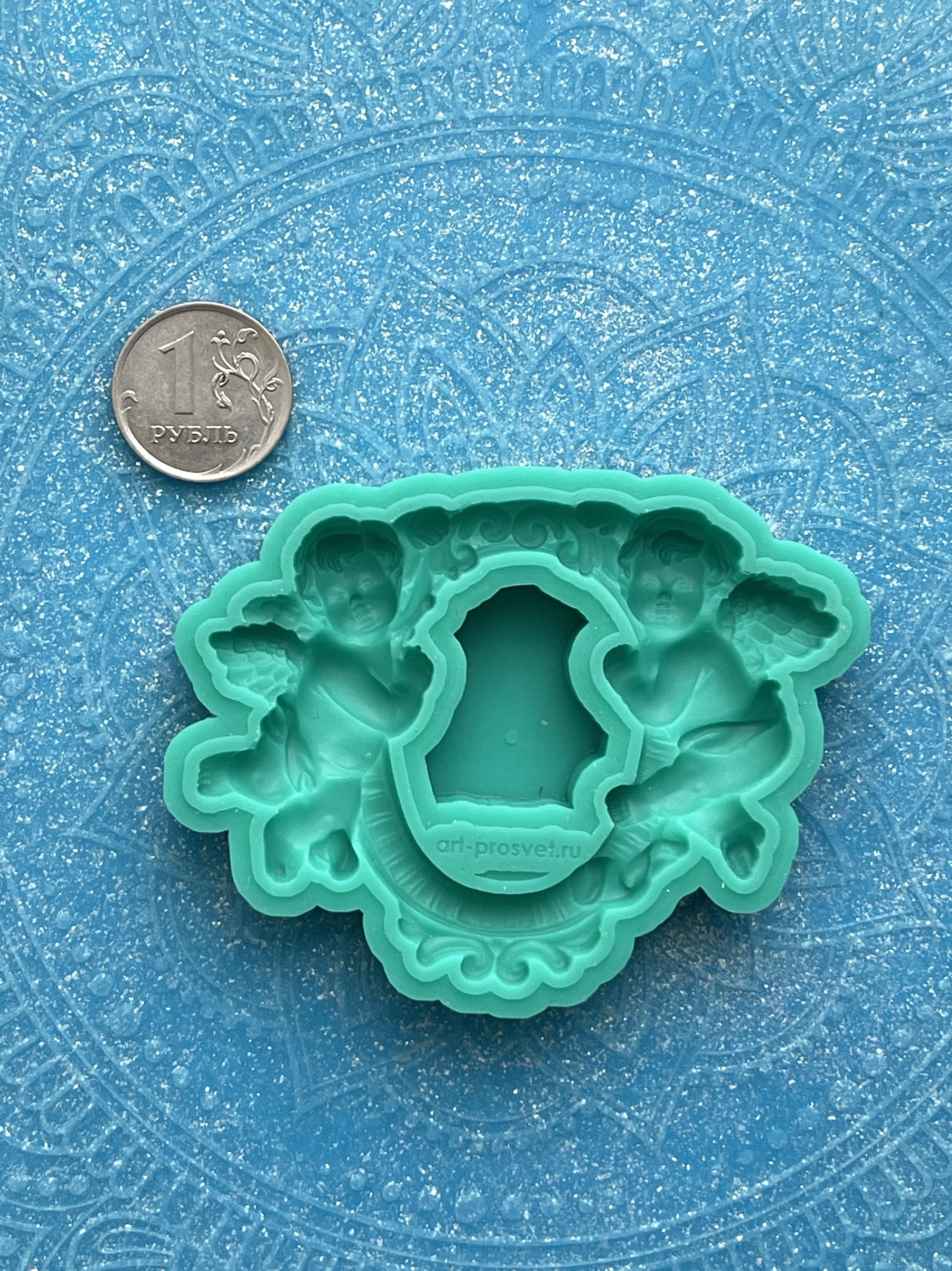 Молд "Рамка с ангелами" (M)