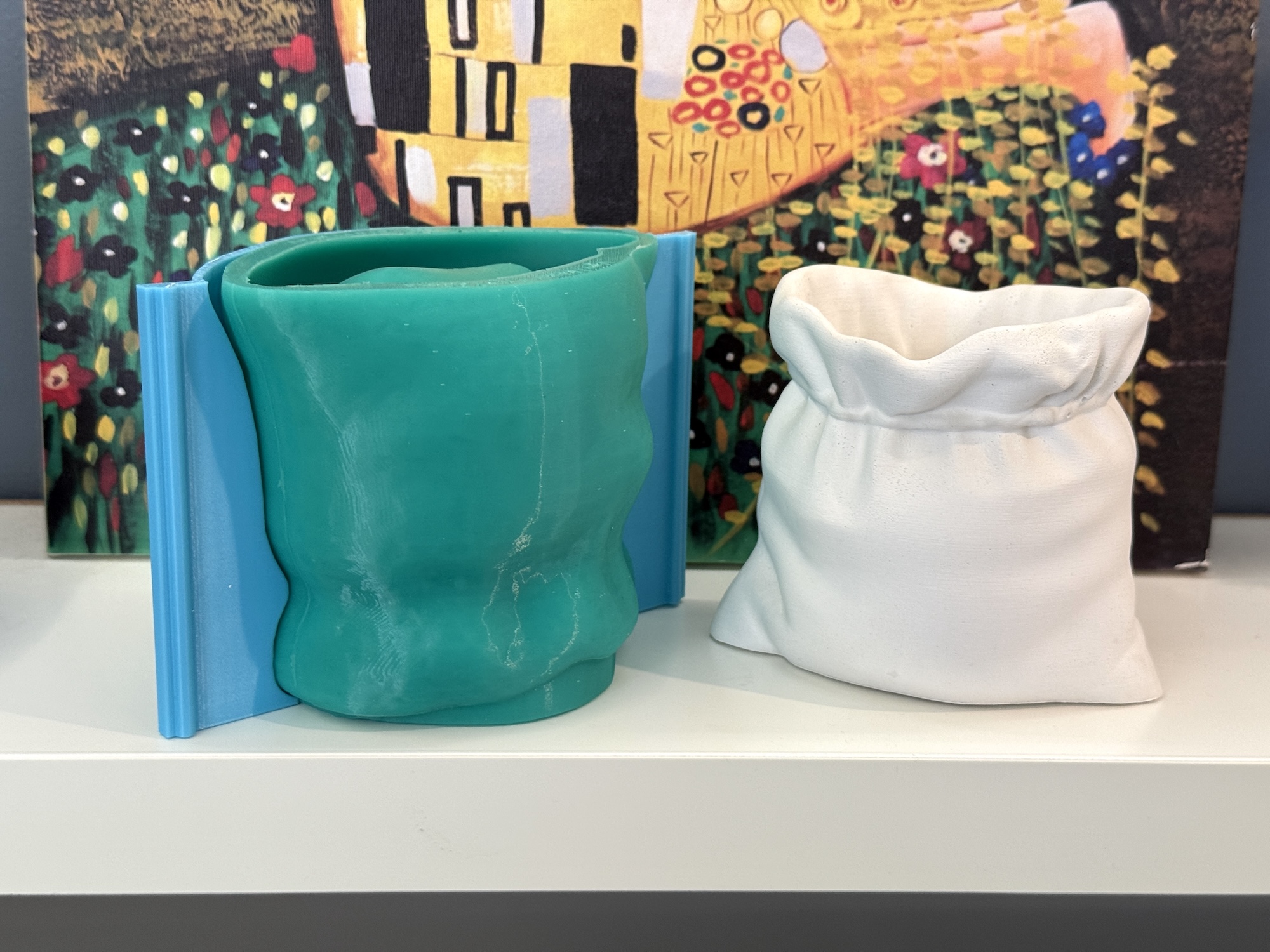 3D-молд "Кашпо-мешок" (L)