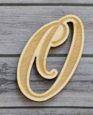 Буква для монограмм "O"