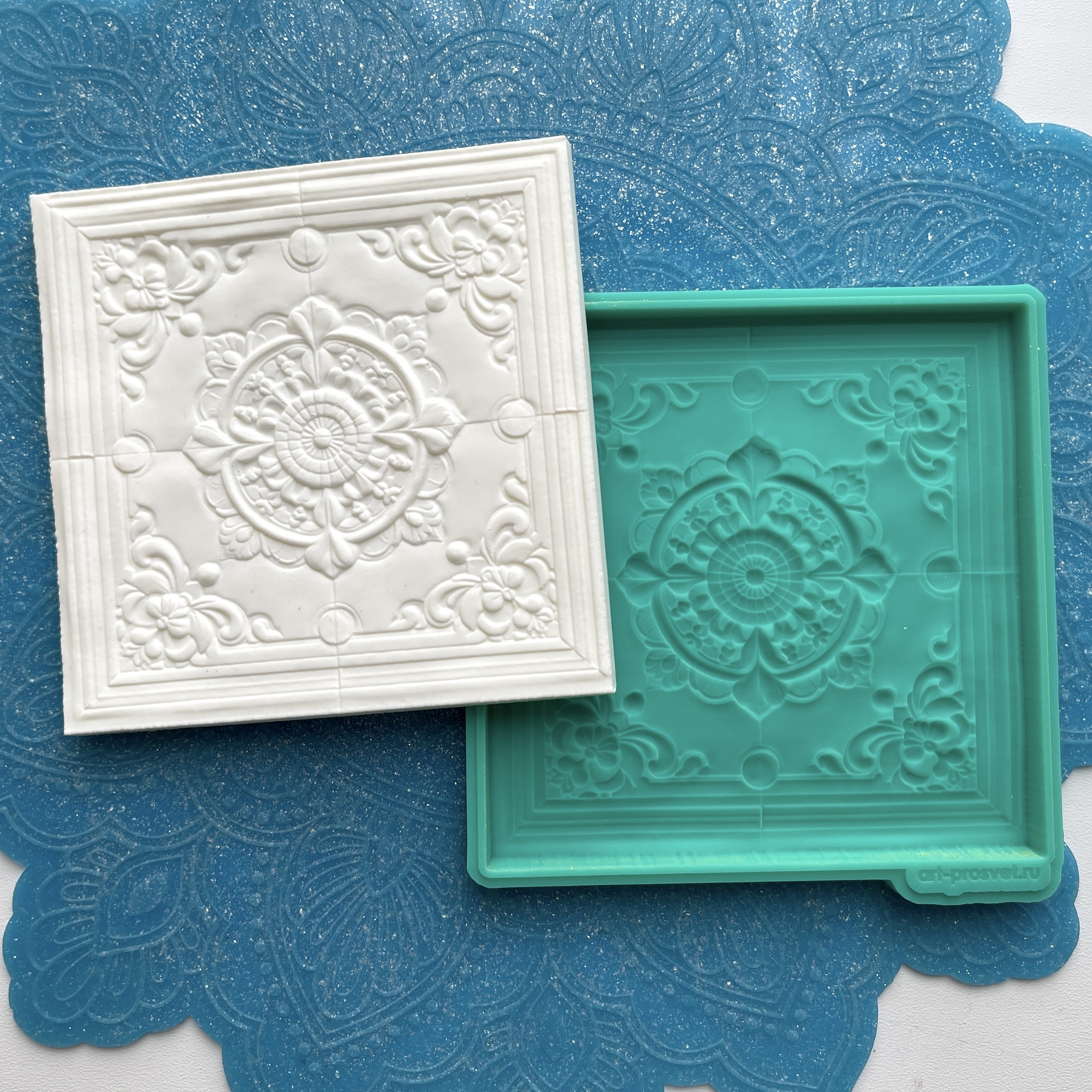 Молд плитка-барельеф "Изразец 1" (L)