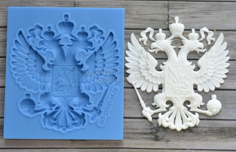 Форма силиконовая Герб России большая ARTMGRB002