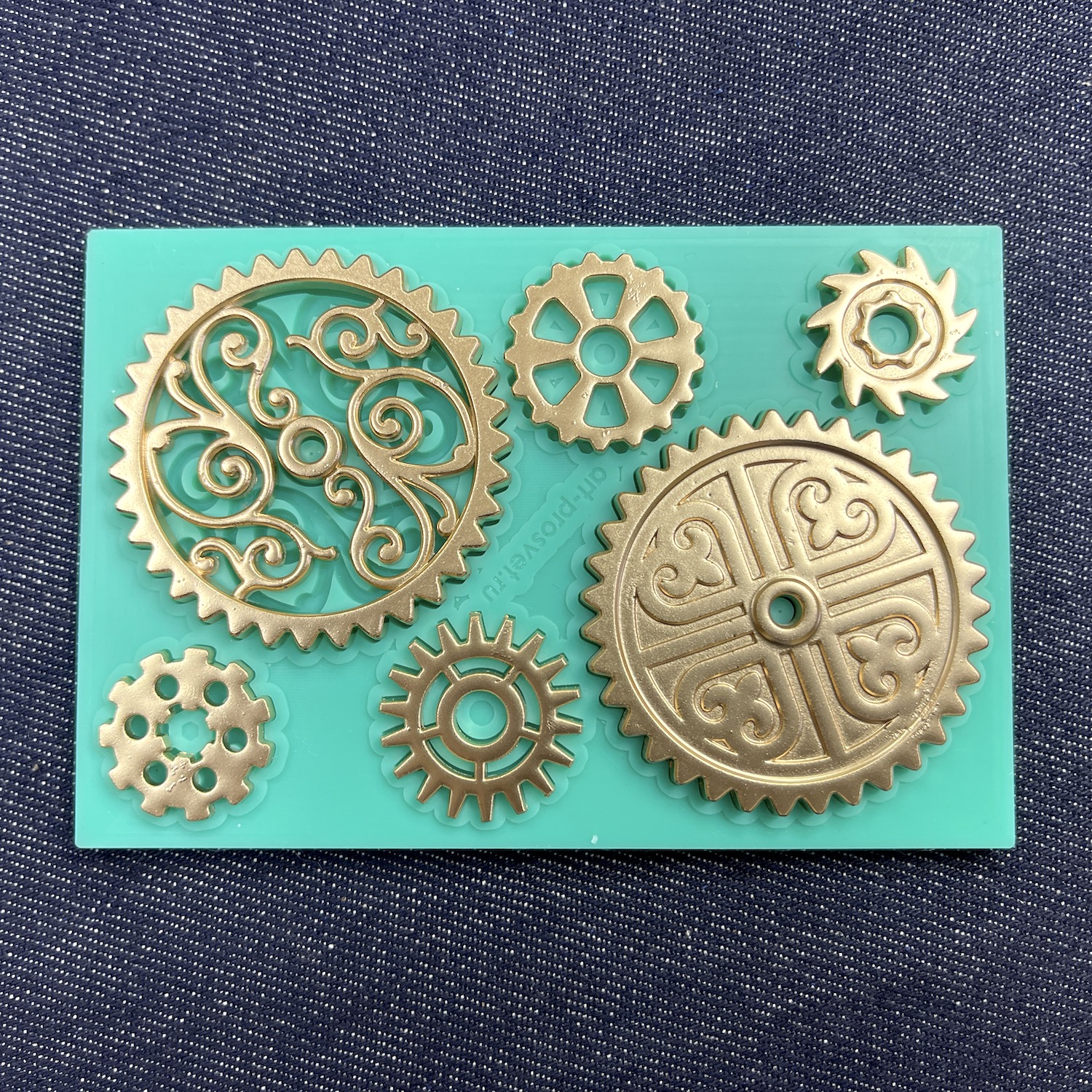 Молд набор "Винтажные шестеренки 1"