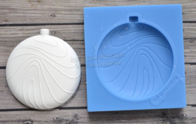 Молд "Ёлочный шар 1"