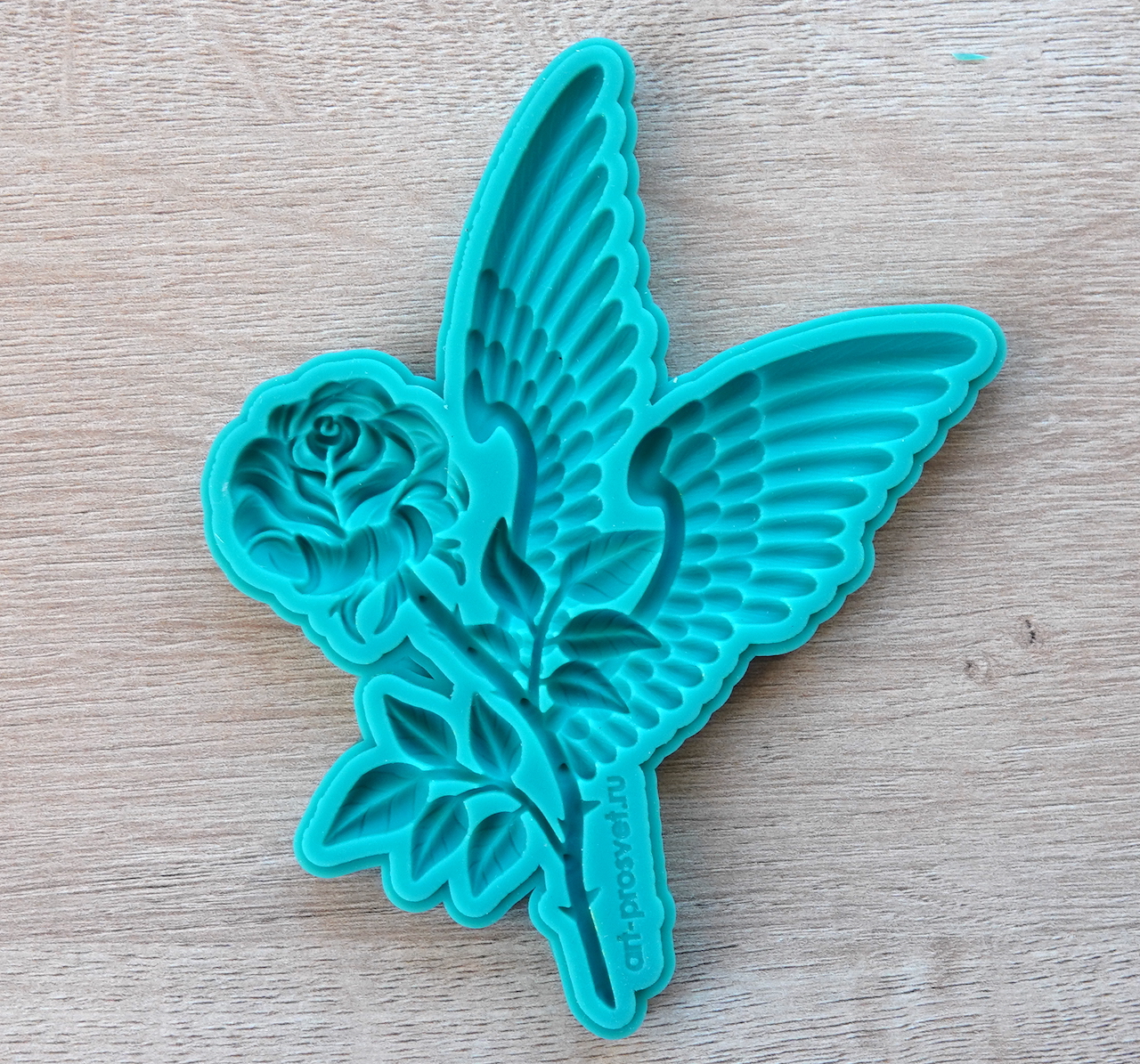 Молд "Роза с крыльями" (L)