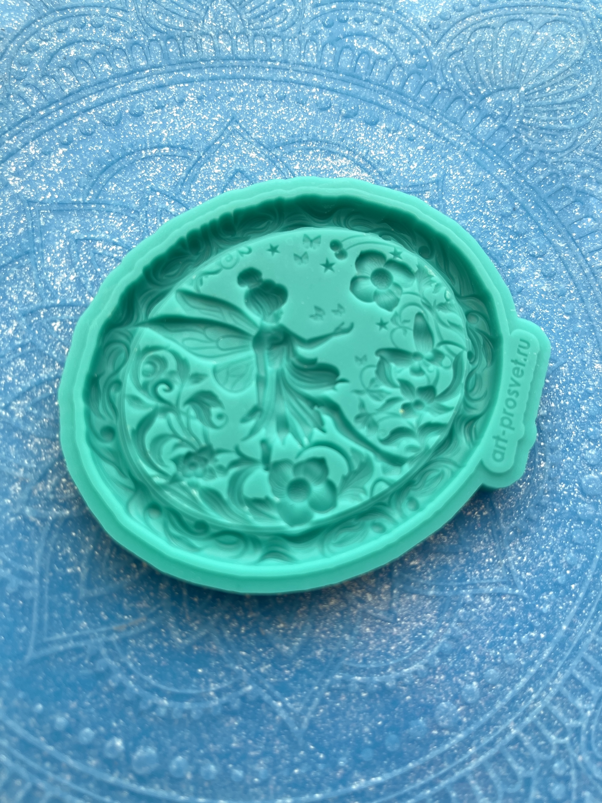 Молд панно "Фея на цветочном лугу" (M)