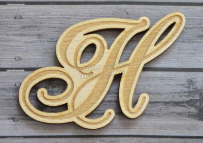 Буква для монограмм "H"