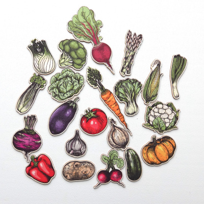 Цветной чипборд набор "Урожай 2"