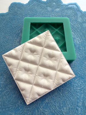 Молд крышка для "Стёганое кашпо куб" (L)