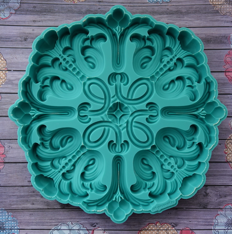 Молд "Декоративный элемент Розетка" (XL)